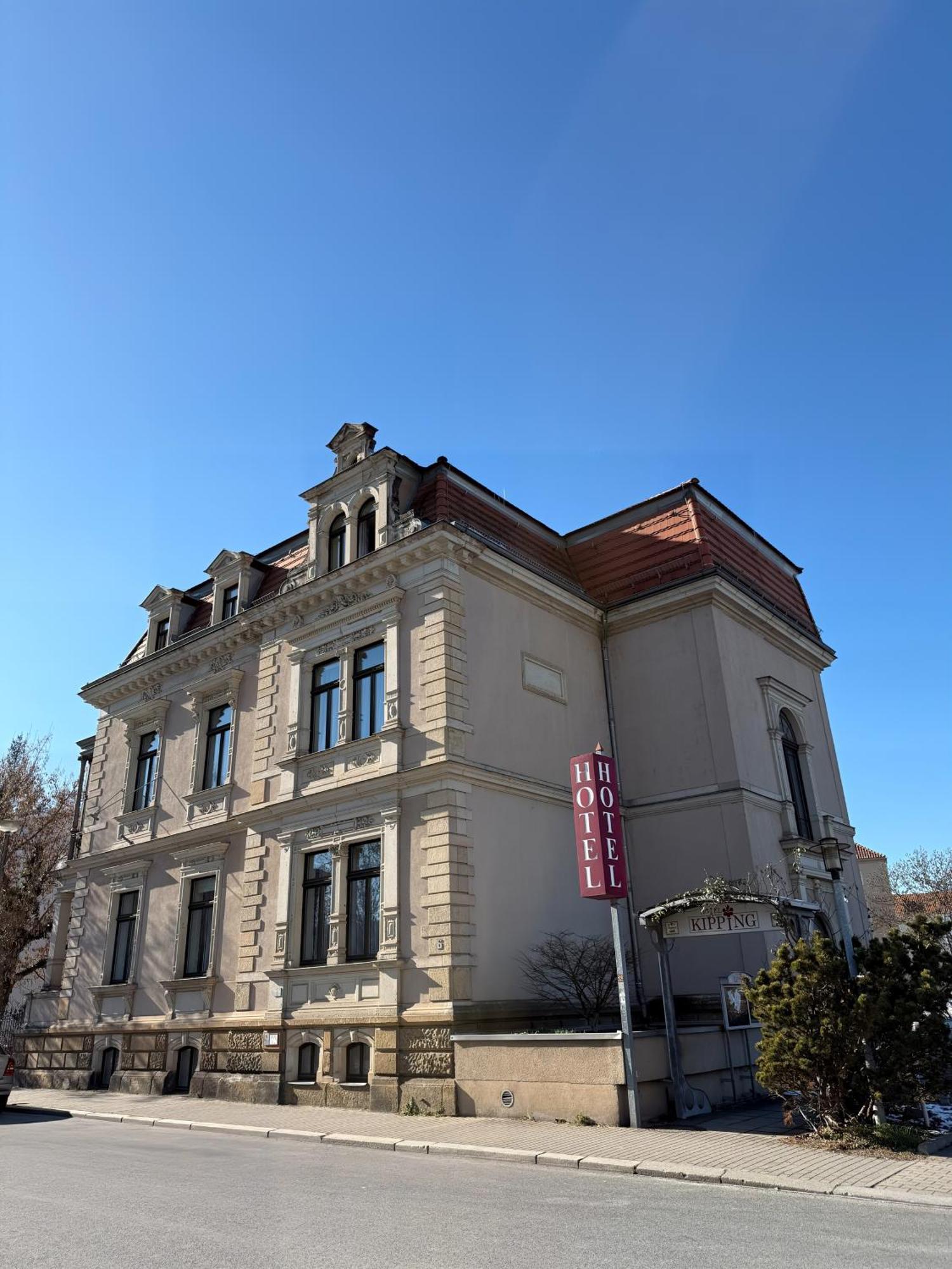 Hotel Villa Kipping Am Hauptbahnhof Dresda Exterior foto