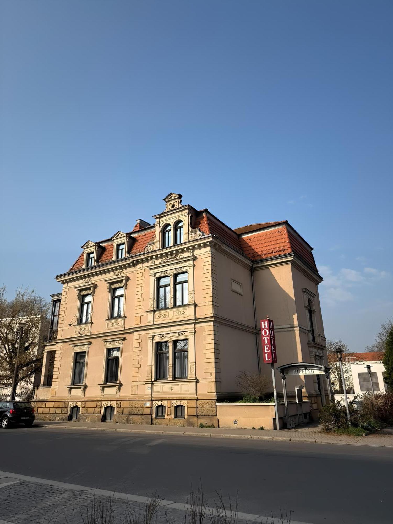Hotel Villa Kipping Am Hauptbahnhof Dresda Exterior foto